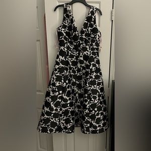 Kate Spade Black Flower Dress - never been worn size 14